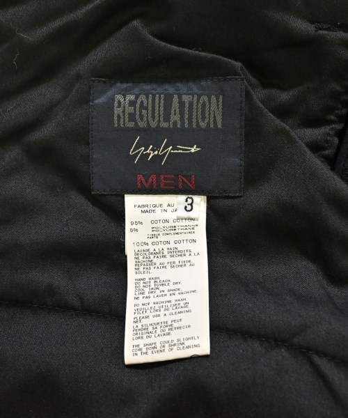 REGULATION Yohji Yamamoto（レギュレーションヨウジヤマモト）その他 黒 サイズ:3(M位) メンズ/2200705623223