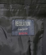REGULATION Yohji Yamamoto（レギュレーションヨウジヤマモト）ステンカラーコート 黒 サイズ:2(S位) メンズ/2200706463019