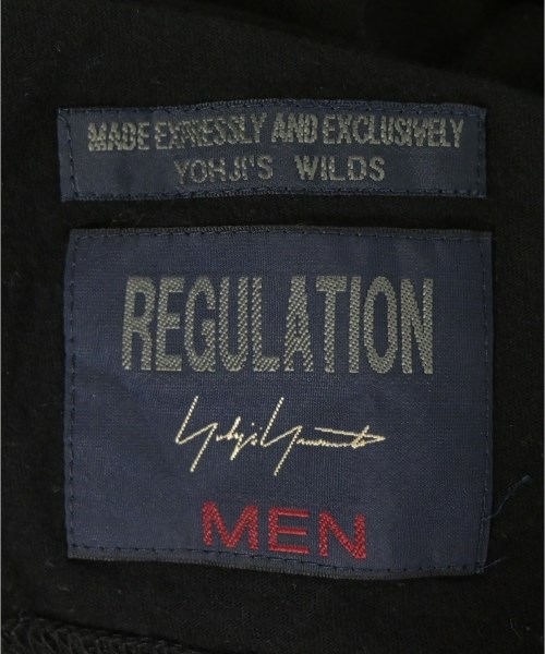 REGULATION Yohji Yamamoto（レギュレーションヨウジヤマモト）Tシャツ・カットソー 黒 サイズ:3(M位) メンズ/2200709141020