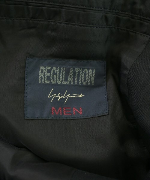 REGULATION Yohji Yamamoto（レギュレーションヨウジヤマモト）チェスターコート 黒 サイズ:2(S位) メンズ/2200670565108