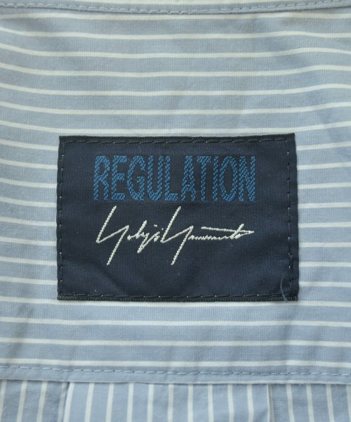 REGULATION Yohji Yamamoto（レギュレーションヨウジヤマモト）カジュアルシャツ 青 サイズ:2(S位) レディース/2200671065072