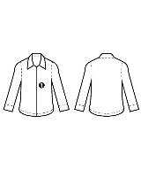 REGULATION Yohji Yamamoto（レギュレーションヨウジヤマモト）カジュアルシャツ 青 サイズ:2(S位) レディース/2200671065072