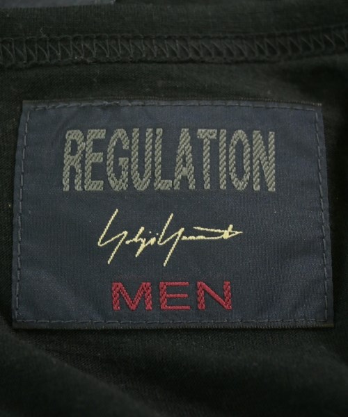 REGULATION Yohji Yamamoto（レギュレーションヨウジヤマモト）Tシャツ・カットソー 黒 サイズ:1(XS位) メンズ/2200729177191
