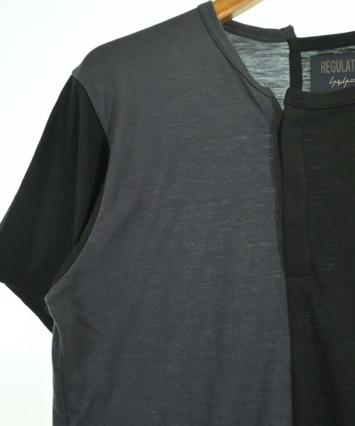 REGULATION Yohji Yamamoto（レギュレーションヨウジヤマモト）Tシャツ・カットソー 黒 サイズ:1(XS位) メンズ/2200729177191
