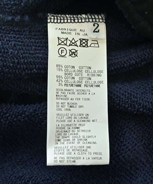 REGULATION Yohji Yamamoto（レギュレーションヨウジヤマモト）パーカー 紺 サイズ:2(S位) レディース/2200734012012