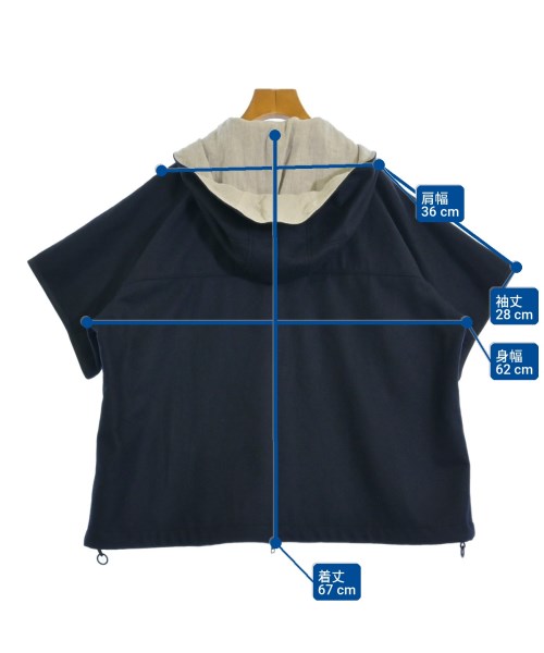REGULATION Yohji Yamamoto（レギュレーションヨウジヤマモト）その他 紺 サイズ:2(S位) レディース/2200734012159