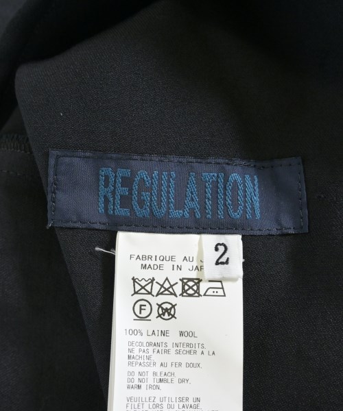 REGULATION Yohji Yamamoto（レギュレーションヨウジヤマモト）クロップドパンツ 黒 サイズ:2(S位) レディース/2200734012173