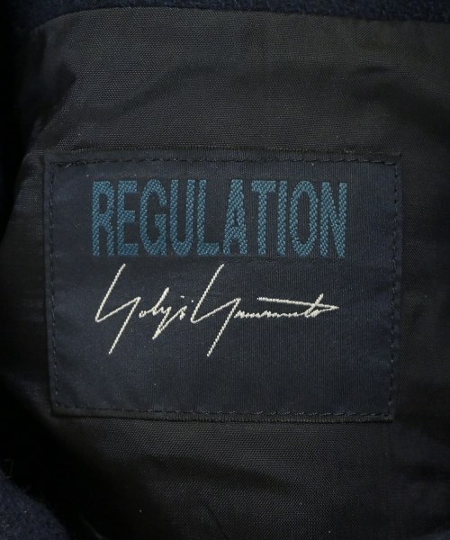 REGULATION Yohji Yamamoto（レギュレーションヨウジヤマモト）ピーコート 紺 サイズ:2(S位) レディース/2200716900016