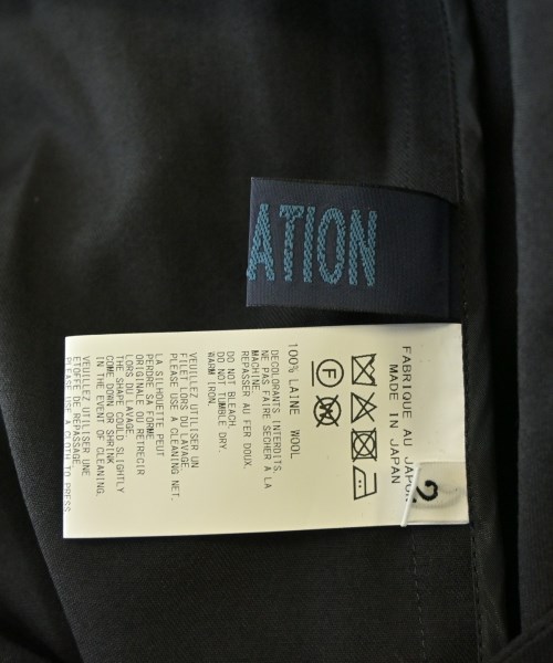 REGULATION Yohji Yamamoto（レギュレーションヨウジヤマモト）モッズコート 黒 サイズ:2(S位) レディース/2200716900092