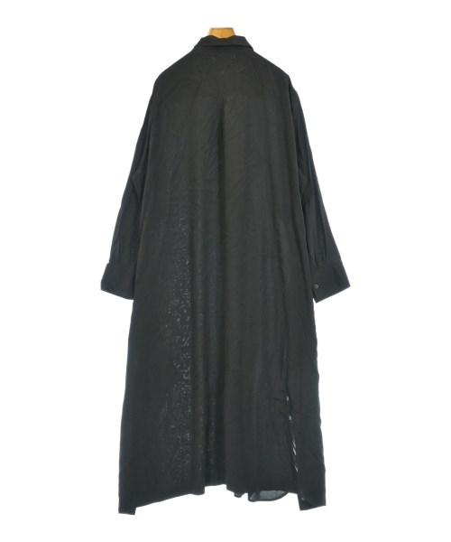 REGULATION Yohji Yamamoto（レギュレーションヨウジヤマモト）シャツワンピース 黒 サイズ:2(S位) レディース/2200716900122
