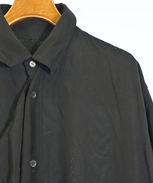 REGULATION Yohji Yamamoto（レギュレーションヨウジヤマモト）シャツワンピース 黒 サイズ:2(S位) レディース/2200716900122
