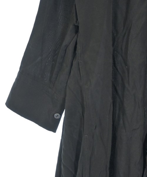 REGULATION Yohji Yamamoto（レギュレーションヨウジヤマモト）シャツワンピース 黒 サイズ:2(S位) レディース/2200716900122