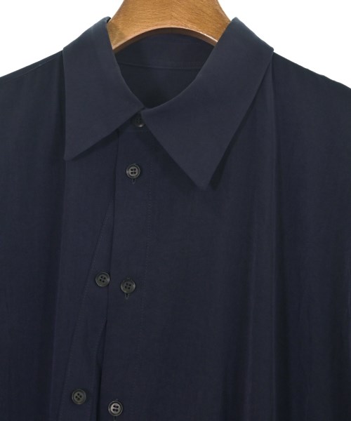 REGULATION Yohji Yamamoto（レギュレーションヨウジヤマモト）カジュアルシャツ 紺 サイズ:2(S位) レディース/2200716900184