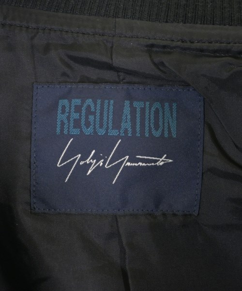REGULATION Yohji Yamamoto（レギュレーションヨウジヤマモト）スタジャン 黒 サイズ:1(XS位) メンズ/2200726492013