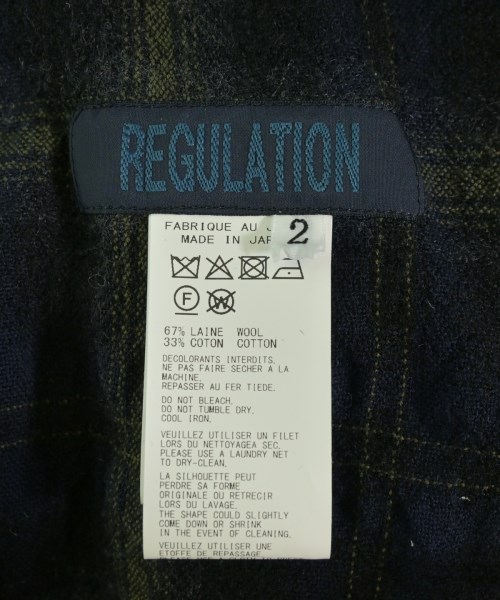REGULATION Yohji Yamamoto（レギュレーションヨウジヤマモト）ワンピース 紺 サイズ:2(S位) レディース/2200727033017