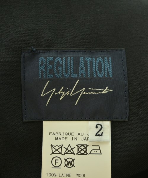 REGULATION Yohji Yamamoto（レギュレーションヨウジヤマモト）モッズコート 黒 サイズ:2(S位) メンズ/2200727270016
