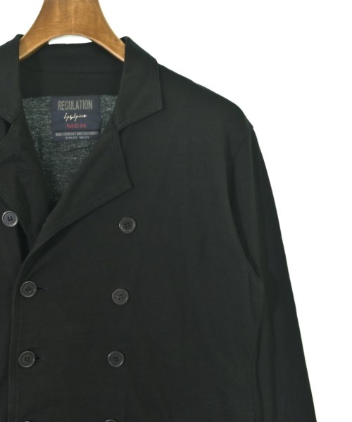 REGULATION Yohji Yamamoto（レギュレーションヨウジヤマモト）カジュアルジャケット 黒 サイズ:1(XS位) メンズ/2200728070035