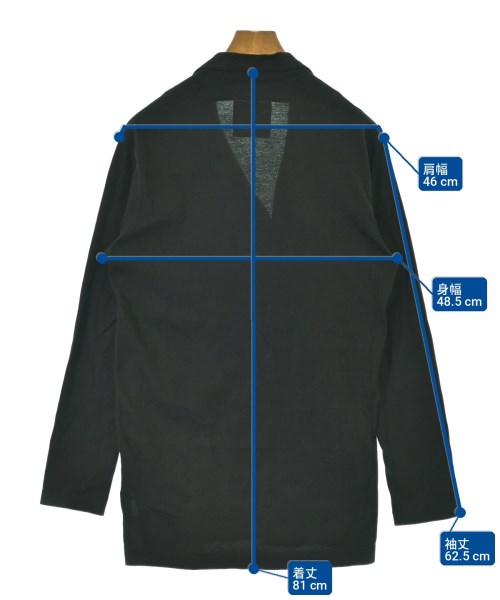 REGULATION Yohji Yamamoto（レギュレーションヨウジヤマモト）カジュアルジャケット 黒 サイズ:1(XS位) メンズ/2200728070035