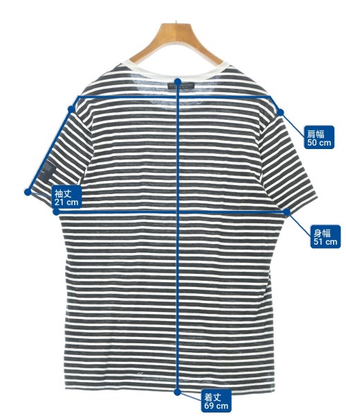 REGULATION Yohji Yamamoto（レギュレーションヨウジヤマモト）Tシャツ・カットソー グレー サイズ:3(M位) メンズ/2200728373037