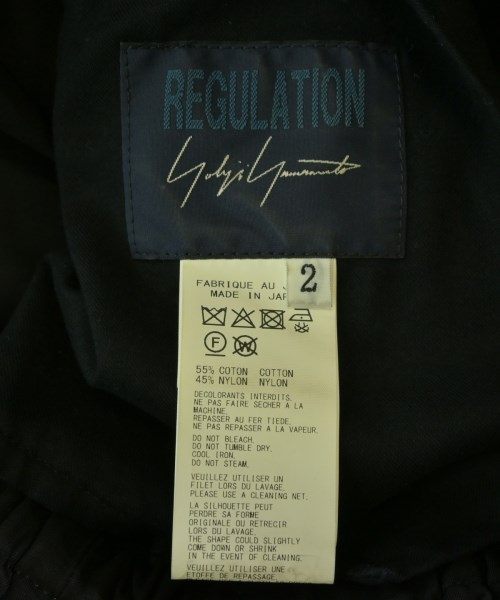 REGULATION Yohji Yamamoto（レギュレーションヨウジヤマモト）その他 黒 サイズ:2(S位) メンズ/2200728969018