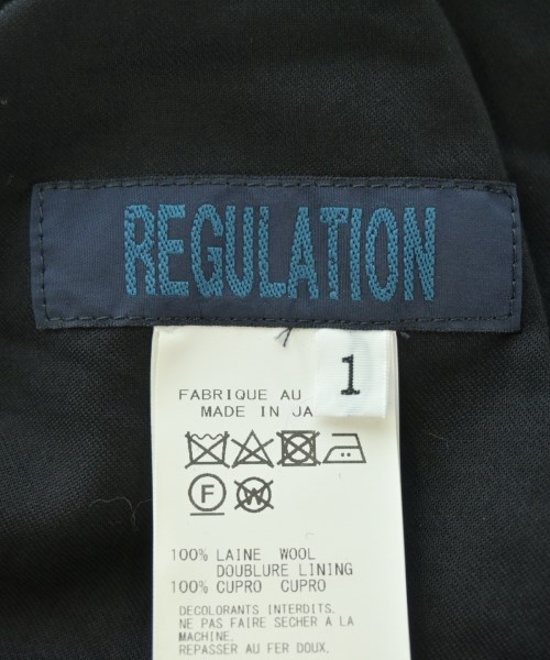 REGULATION Yohji Yamamoto（レギュレーションヨウジヤマモト）その他 黒 サイズ:1(XS位) レディース/2200684959061