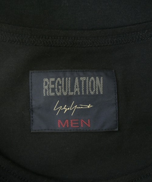 REGULATION Yohji Yamamoto（レギュレーションヨウジヤマモト）Tシャツ・カットソー 黒 サイズ:3(M位) メンズ/2200689492037