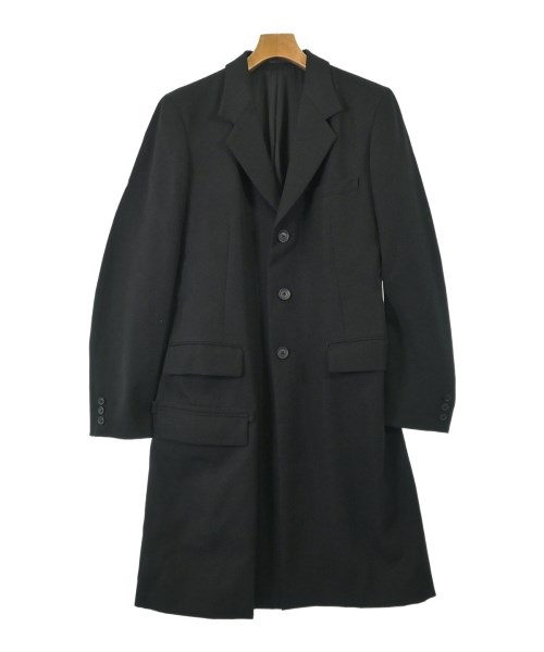 REGULATION Yohji Yamamoto(レギュレーションヨウジヤマモト)チェスターコート 黒 サイズ:1(XS位)/2200690406030