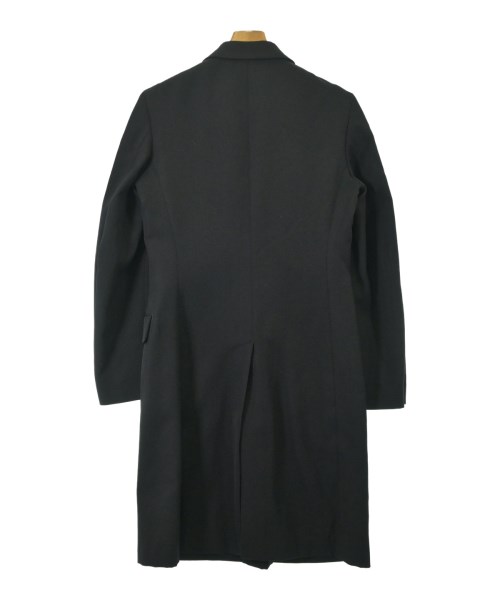 REGULATION Yohji Yamamoto（レギュレーションヨウジヤマモト）チェスターコート 黒 サイズ:1(XS位) メンズ/2200690406030