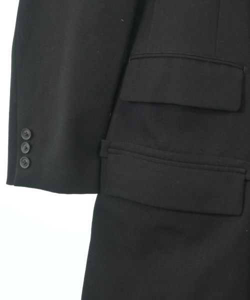 REGULATION Yohji Yamamoto（レギュレーションヨウジヤマモト）チェスターコート 黒 サイズ:1(XS位) メンズ/2200690406030