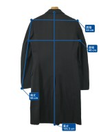 REGULATION Yohji Yamamoto（レギュレーションヨウジヤマモト）チェスターコート 黒 サイズ:1(XS位) メンズ/2200690406030