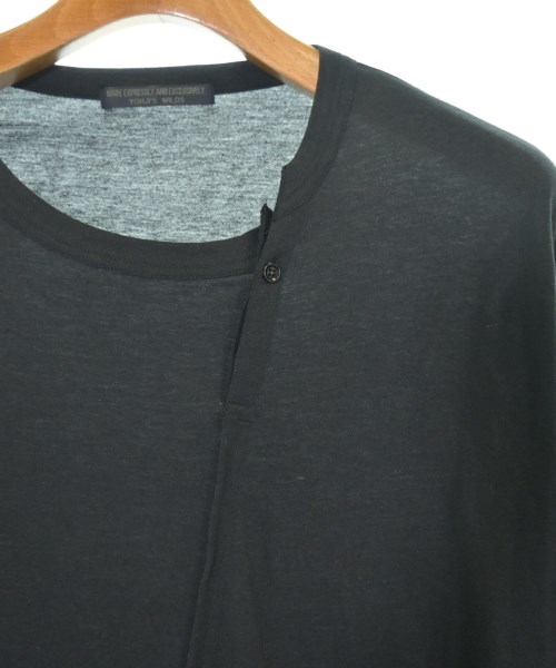 REGULATION Yohji Yamamoto（レギュレーションヨウジヤマモト）Tシャツ・カットソー 黒 サイズ:1(XS位) メンズ/2200690406160