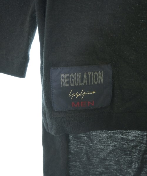 REGULATION Yohji Yamamoto（レギュレーションヨウジヤマモト）Tシャツ・カットソー 黒 サイズ:1(XS位) メンズ/2200690406160