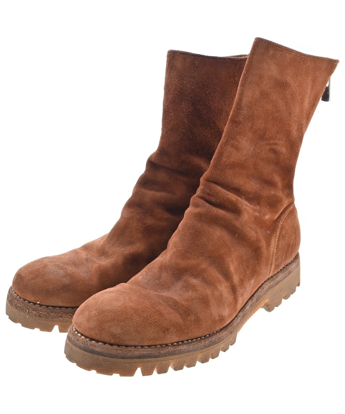 GUIDI（グイディ）ブーツ 茶 サイズ:EU42(27cm位) メンズ 