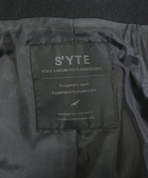 s'yte（サイト）カジュアルジャケット 黒 サイズ:3(L位) メンズ/2200624479017