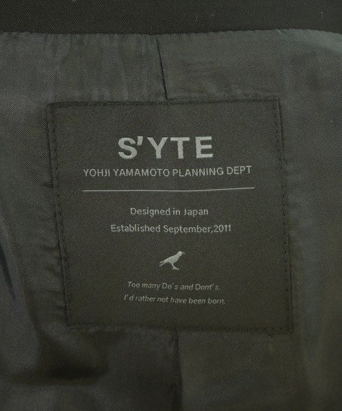 s'yte（サイト）カジュアルジャケット 黒 サイズ:3(L位) メンズ/2200643194014