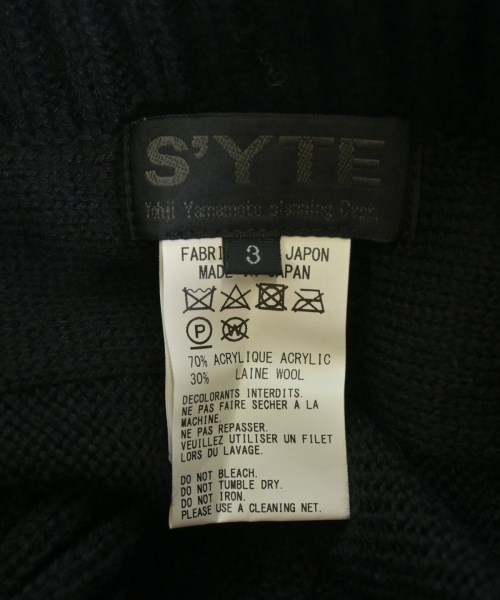 s'yte（サイト）ニット・セーター 黒 サイズ:3(M位) メンズ/2200643194045