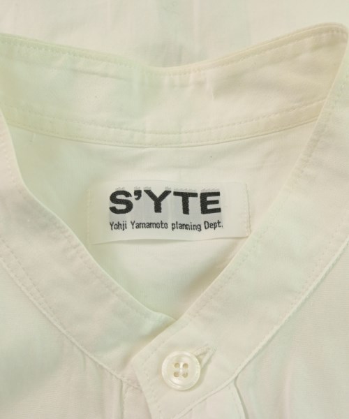 s'yte（サイト）カジュアルシャツ 白 サイズ:4(XL位) メンズ