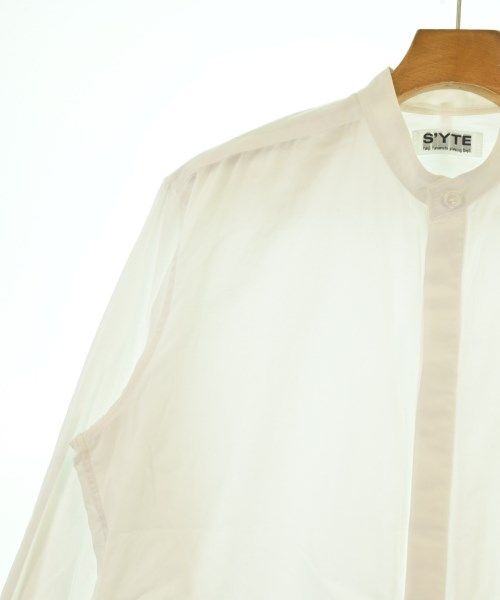 s'yte（サイト）カジュアルシャツ 白 サイズ:4(XL位) メンズ