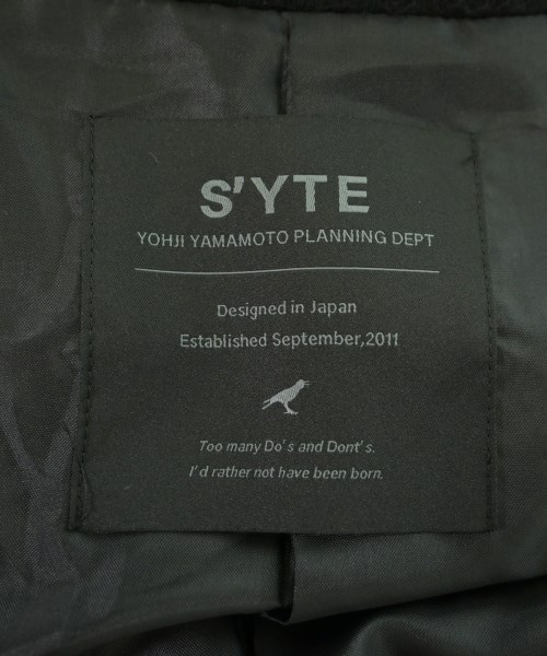 s'yte（サイト）カジュアルジャケット 黒 サイズ:3(L位) メンズ/2200628861016
