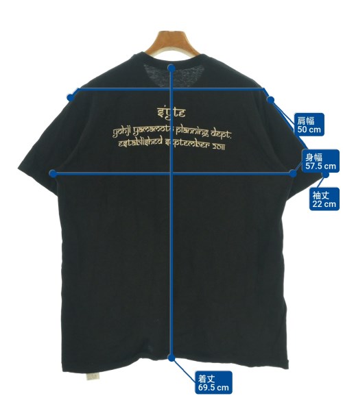 s'yte（サイト）Tシャツ・カットソー 黒 サイズ:4(XL位) メンズ/2200615988146