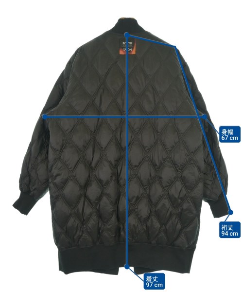 s'yte（サイト）ダウンジャケット/ダウンベスト 黒 サイズ:2(S位) メンズ/2200633036010