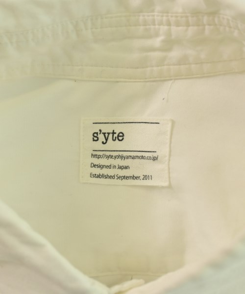 s'yte（サイト）カジュアルシャツ 白 サイズ:M メンズ/2200609964026