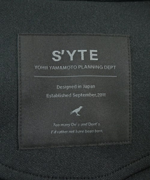 s'yte（サイト）ジャケット 黒 サイズ:2(M位) メンズ/2200617013037