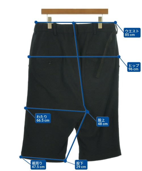 s'yte（サイト）ショートパンツ 黒 サイズ:3(L位) メンズ/2200619212148