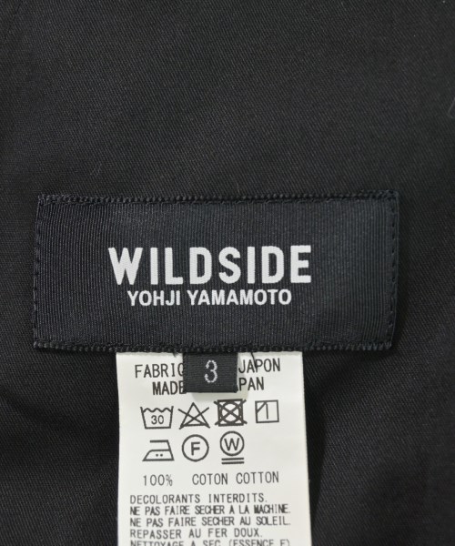 WILDSIDE YOHJI YAMAMOTO（ワイルドサイドヨウジヤマモト）カーゴパンツ 黒 サイズ:3(L位) メンズ/2200605664067