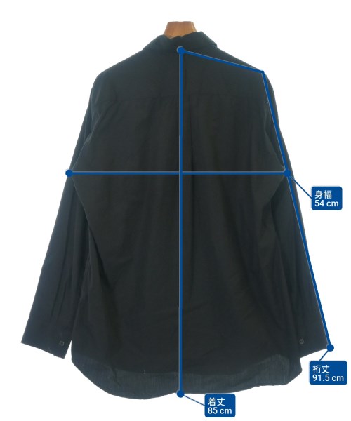 s'yte（サイト）カジュアルシャツ 黒 サイズ:4(XL位) メンズ/2200674731011