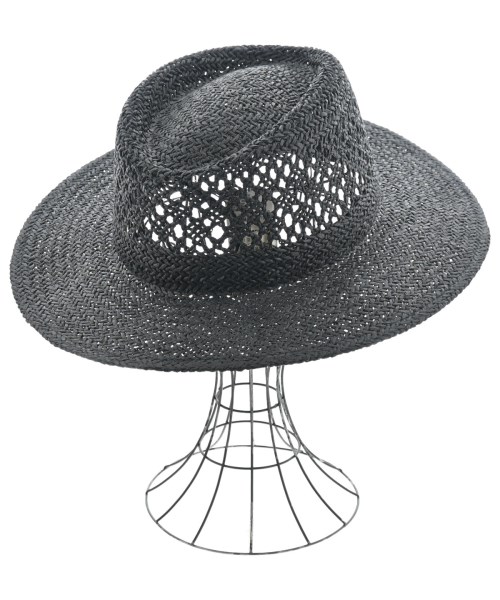 s'yte（サイト）ストローハット 黒 サイズ:- メンズ/2200674731042