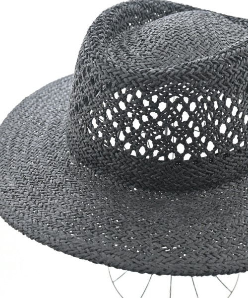 s'yte（サイト）ストローハット 黒 サイズ:- メンズ/2200674731042