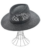 s'yte（サイト）ストローハット 黒 サイズ:- メンズ/2200674731042