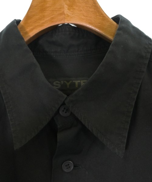 s'yte（サイト）カジュアルシャツ 黒 サイズ:4(XL位) メンズ/2200679179023